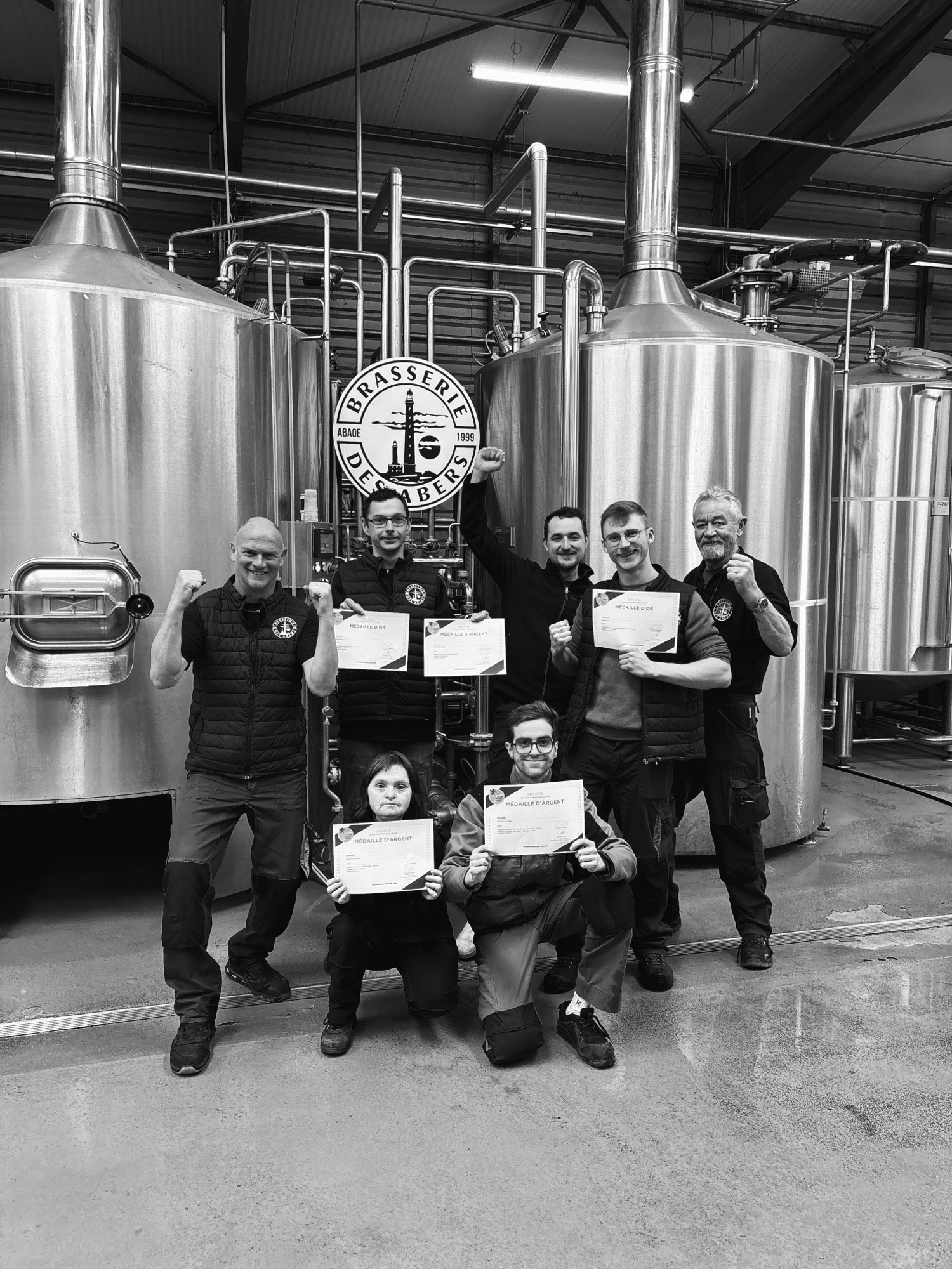 Équipe Brasserie Brasserie des Abers - Equipe Brasserie Medailles